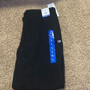NEVER WORN- Black Champion Sweatpants